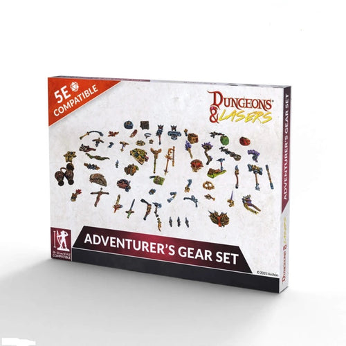Dungeons & Lasers - Adventurer's Gear Set, Miniatures, Archon Studio,- The Sword & Board