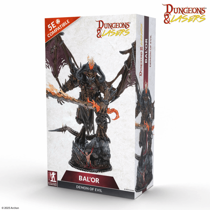 Dungeons & Lasers - Bal'or or Demon of Evil, Miniatures, Archon Studio,- The Sword & Board