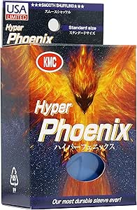 KMC - Hyper Phoenix Matte Blue 100 Sleeves