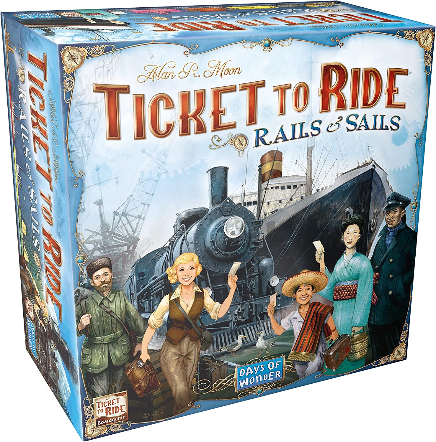 Ticket To Ride : Rails & Sails, Board Game, DAYS OF WONDER,- The Sword & Board