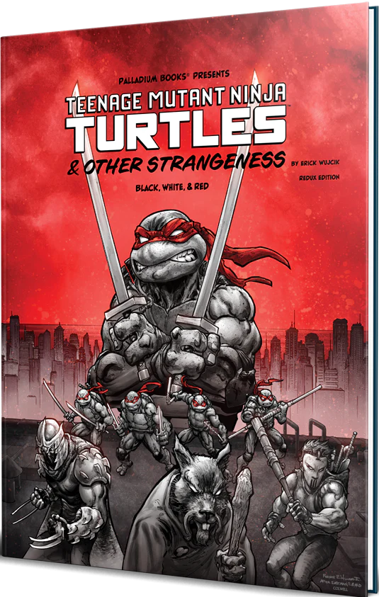 Teenage Mutant Ninja Turtles & Other Strangeness Redux (Black, White & Red)