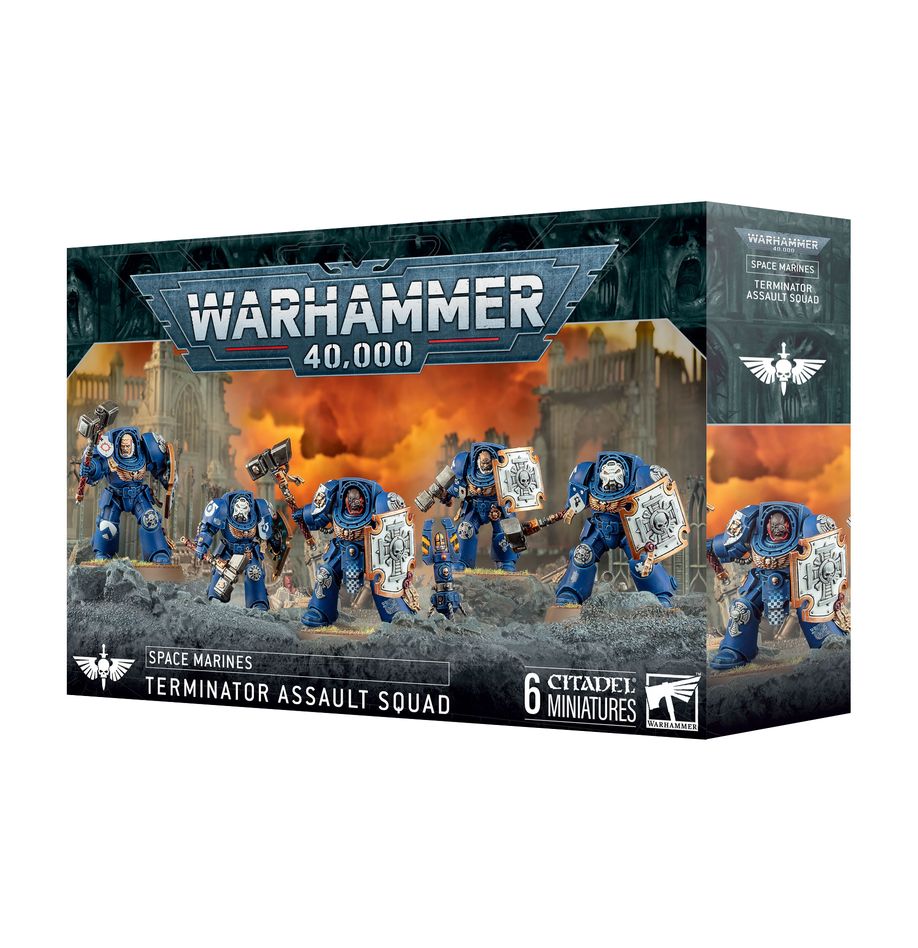 Space Marines - Terminator Assault Squad, Miniatures, Games Workshop,- The Sword & Board