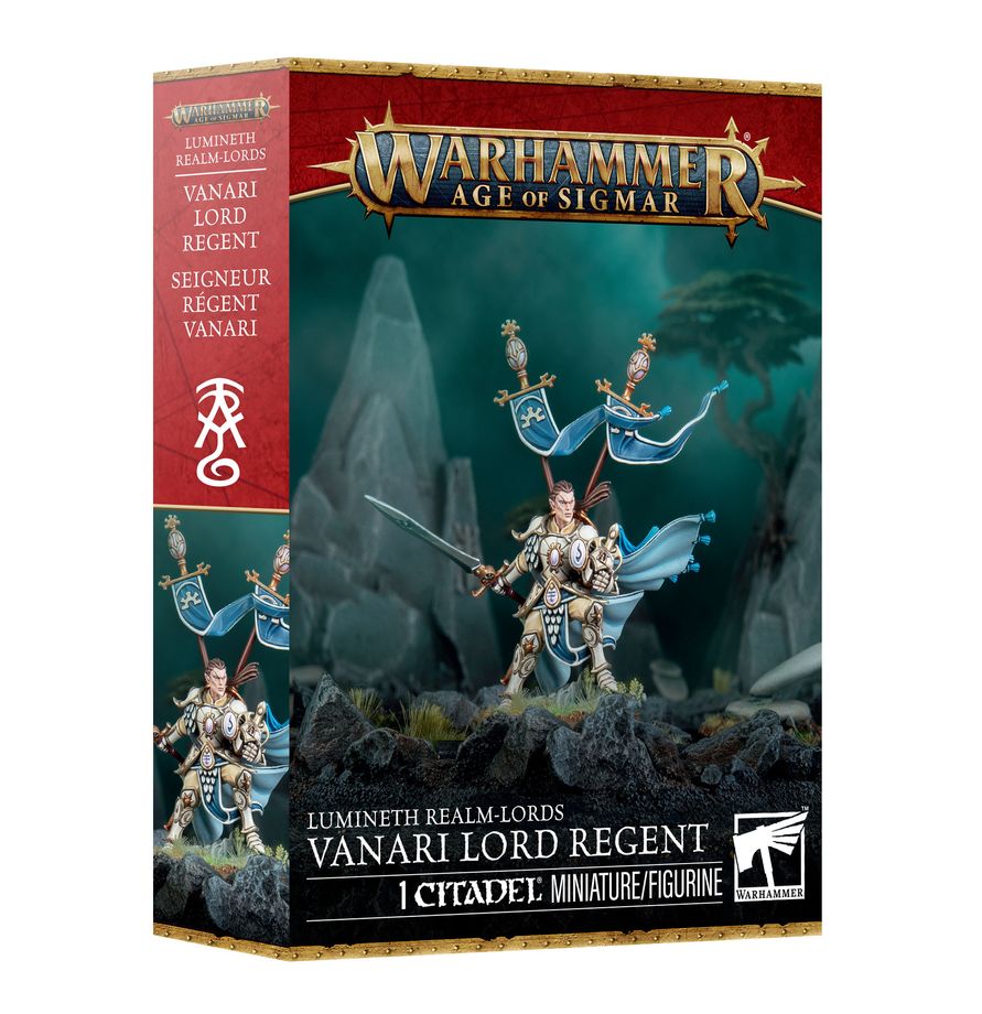 Lumineth Realm-Lords Vanari Lord Regent, Miniatures, Games Workshop,- The Sword & Board