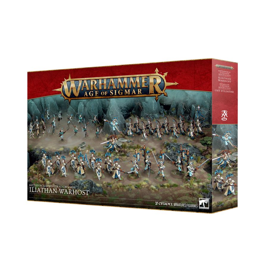 Lumineth Realm-lords Battleforce:  Iliathan Warhost, Miniatures, Games Workshop,- The Sword & Board