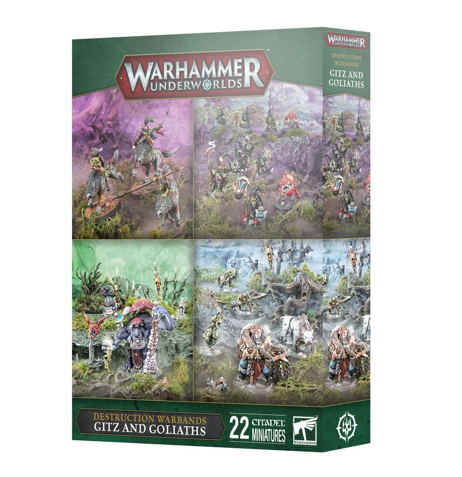 Warhammer Underworlds Destruction Warbands - Gitz and Goliaths