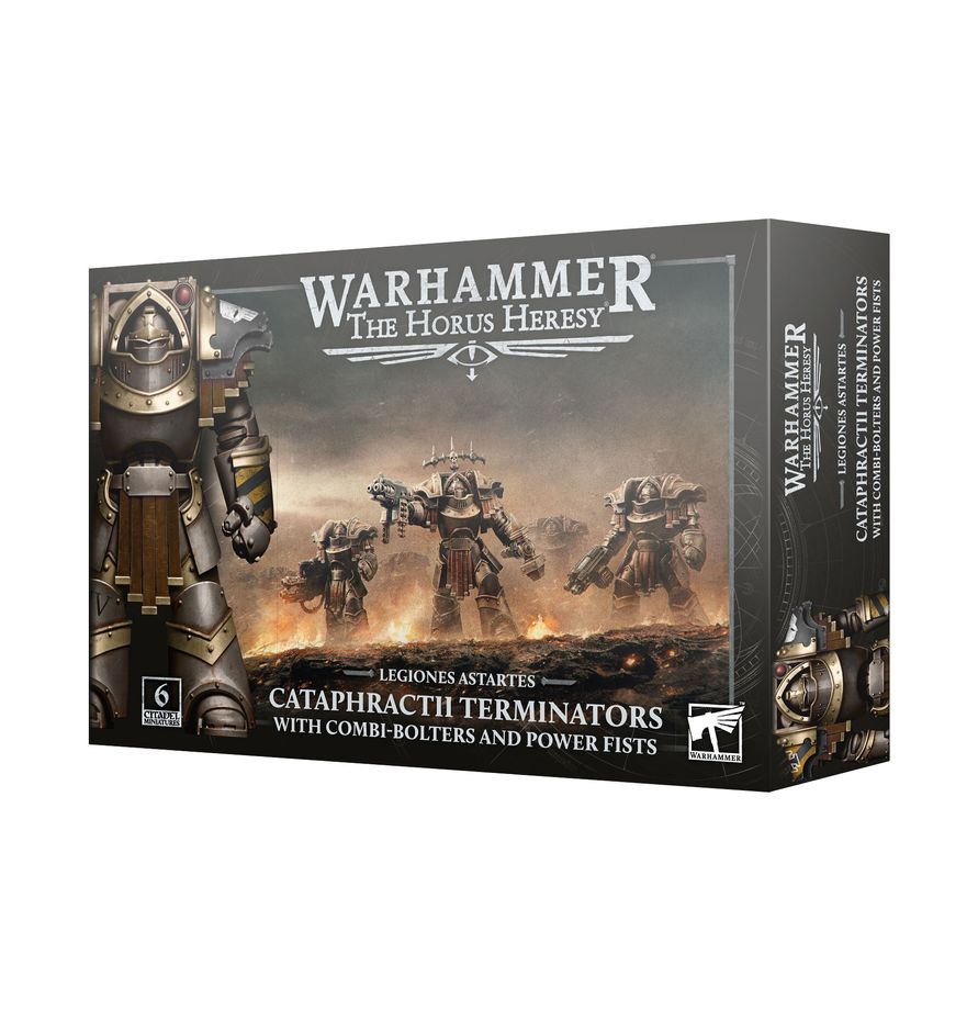 Horus Heresy - Cataphractii Terminators with Combi-Bolters and Power Fists, Miniatures, Games Workshop,- The Sword & Board