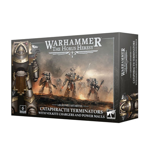 Horus Heresy - Cataphractii Terminators with Volkite Chargers and Power Mauls, Miniatures, Games Workshop,- The Sword & Board