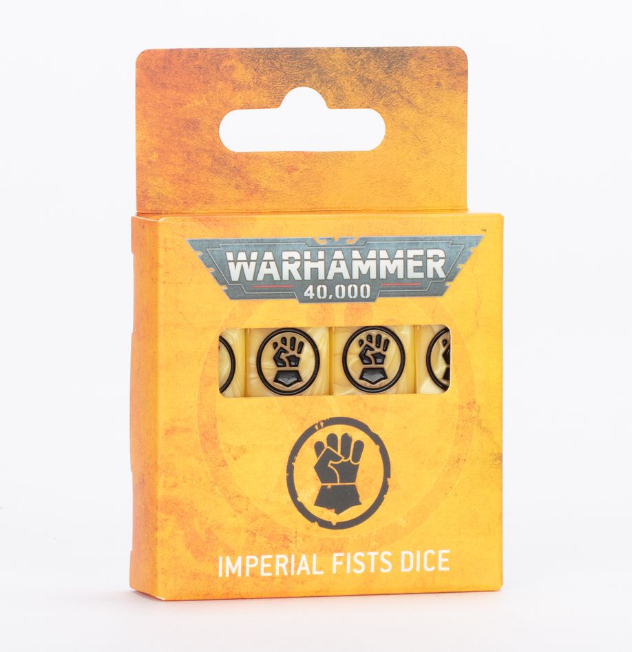 Warhammer 40k - Imperial Fists Dice (2025)