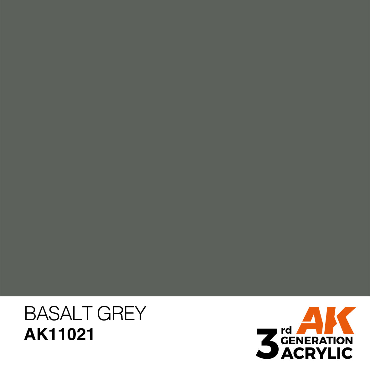 AK 3rd Gen acrylic paints: Basalt Grey 021 - Sahara Yellow 040