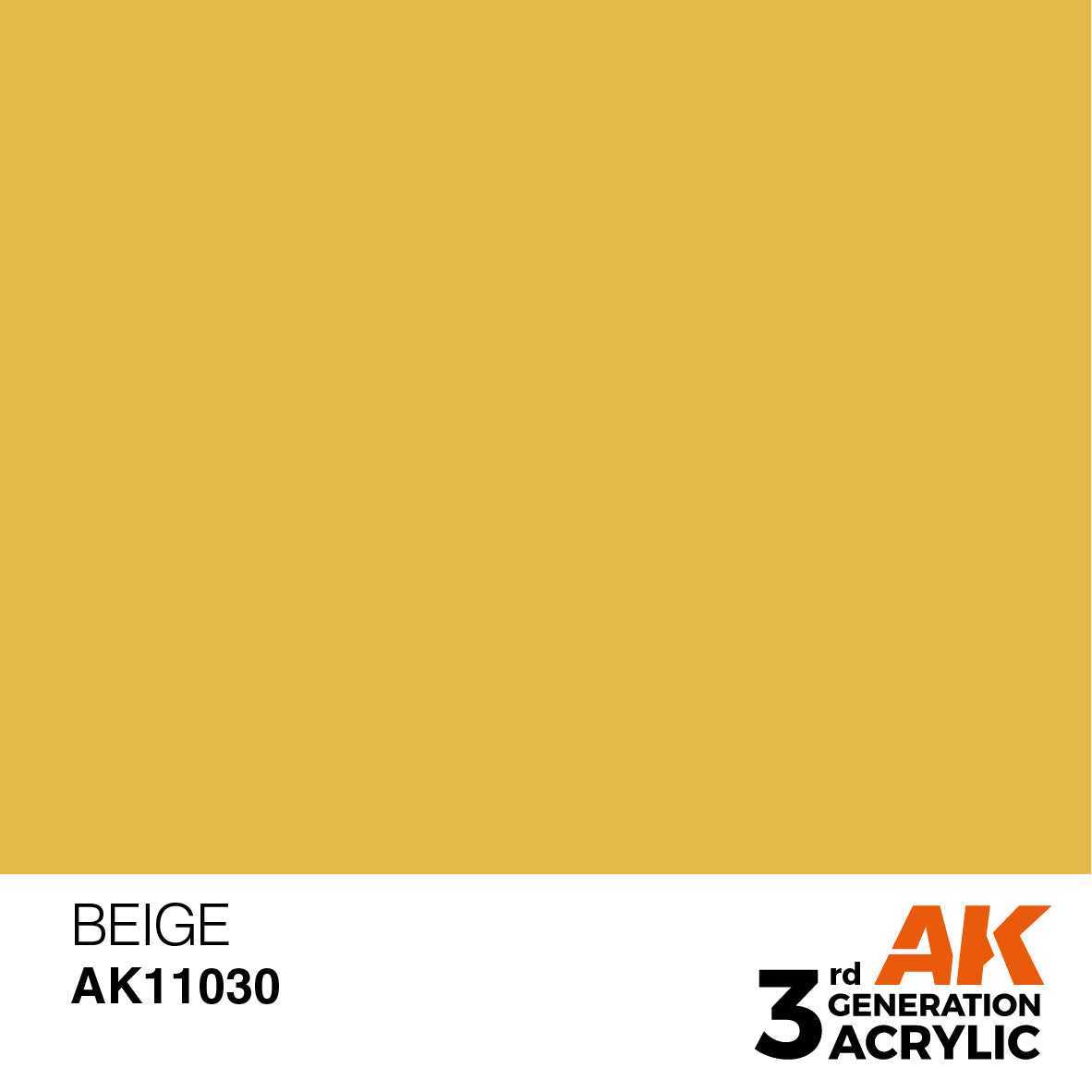 AK 3rd Gen acrylic paints: Basalt Grey 021 - Sahara Yellow 040