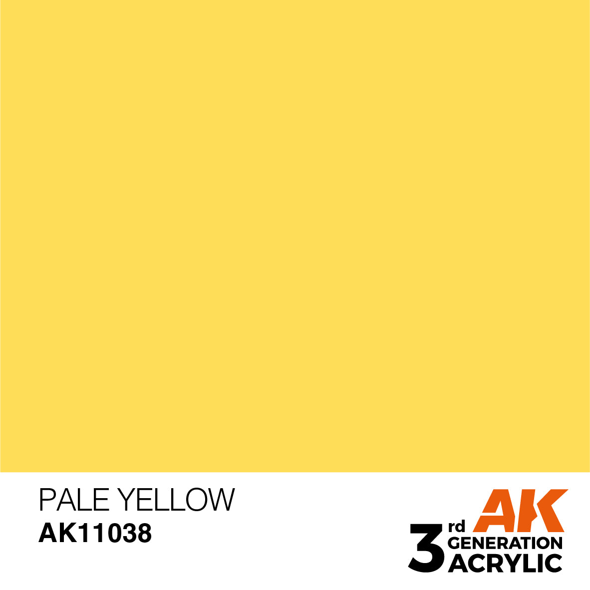 AK 3rd Gen acrylic paints: Basalt Grey 021 - Sahara Yellow 040