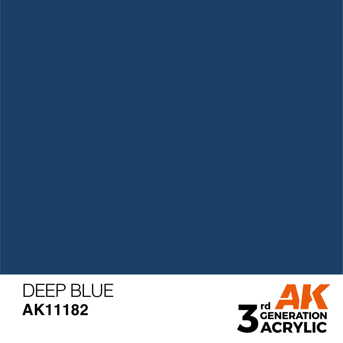 AK 3rd Gen acrylic paints: Dark Blue 181 - Astral Beryllium 200
