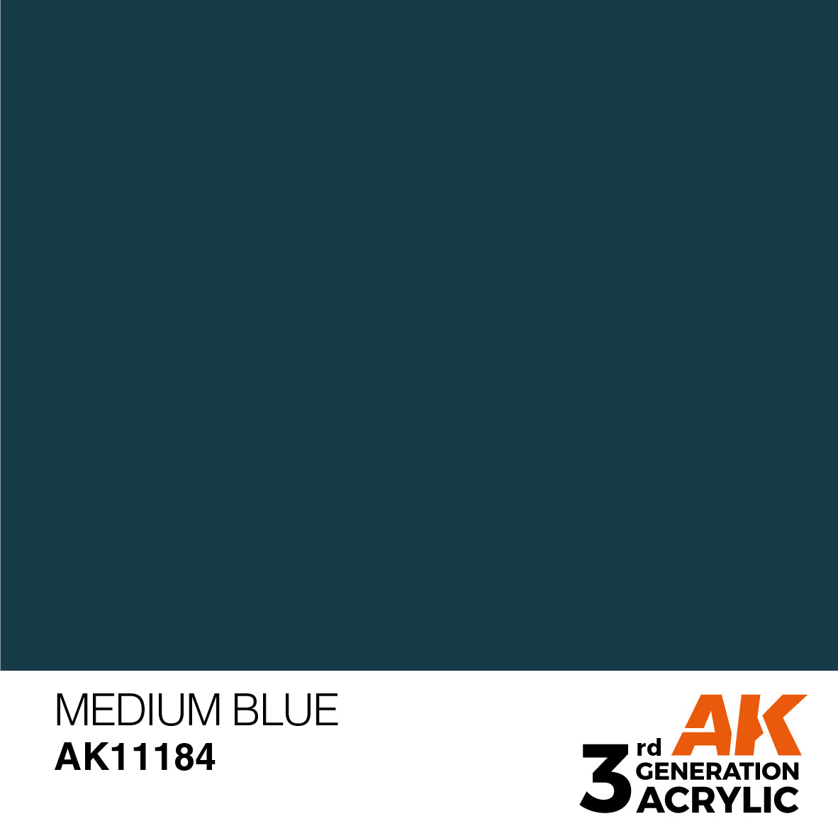 AK 3rd Gen acrylic paints: Dark Blue 181 - Astral Beryllium 200