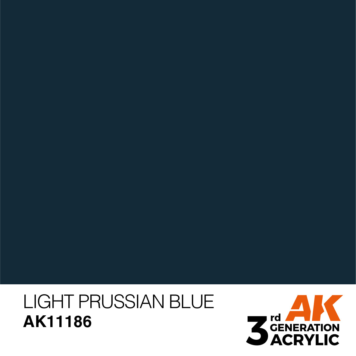 AK 3rd Gen acrylic paints: Dark Blue 181 - Astral Beryllium 200
