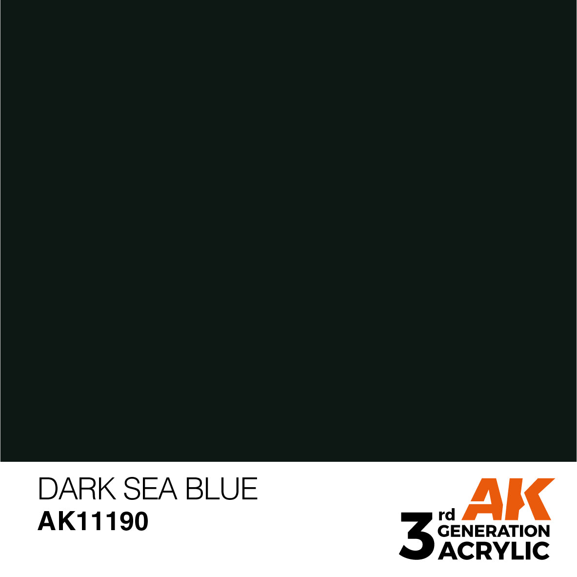 AK 3rd Gen acrylic paints: Dark Blue 181 - Astral Beryllium 200