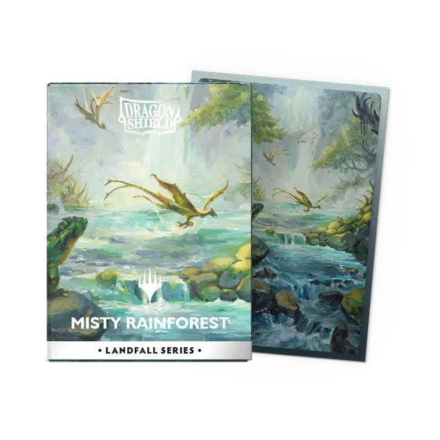 Dragon Shield Landfall Series - Misty Rainforest Matte Dual Art Sleeves, CCG, Dragon Shield,- The Sword & Board