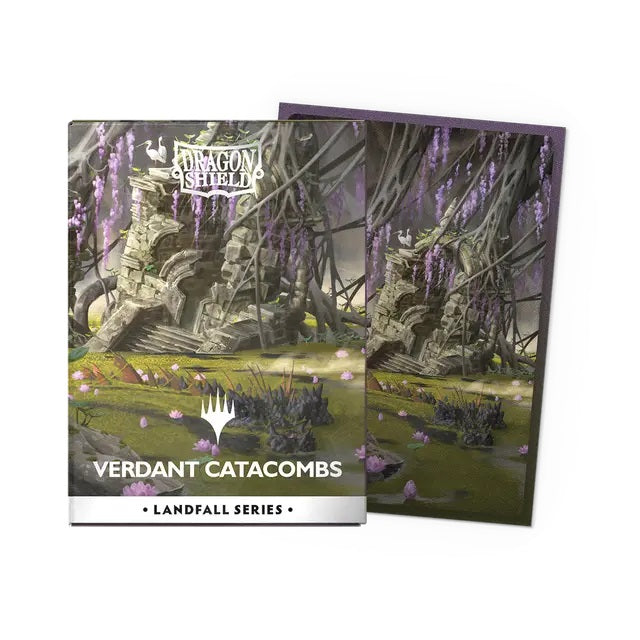 Dragon Shield Landfall Series - Verdant Catacombs Matte Dual Art Sleeves, CCG, Dragon Shield,- The Sword & Board