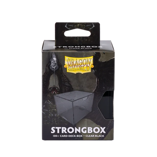 Dragon Shield - Clear Black Strongbox