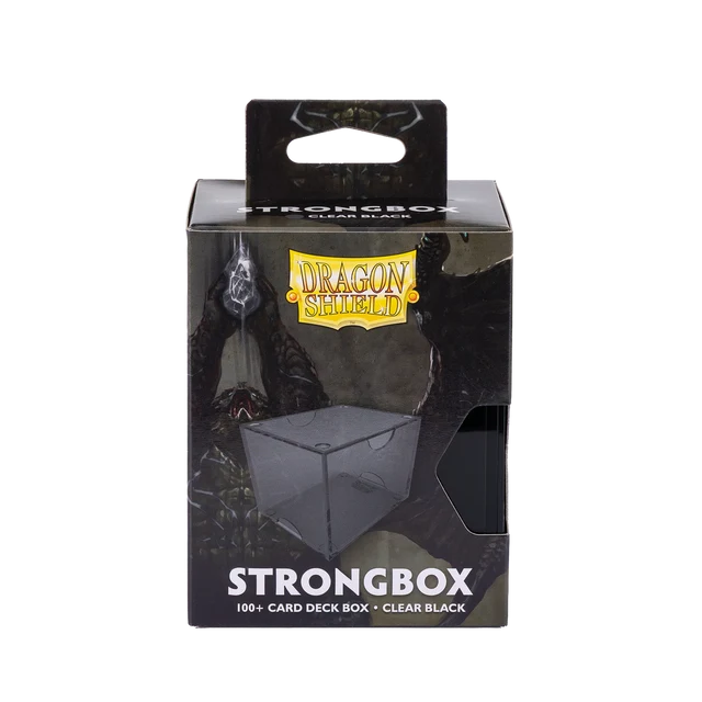 Dragon Shield - Clear Black Strongbox