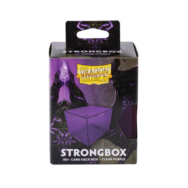 Dragon Shield - Clear Purple Strongbox