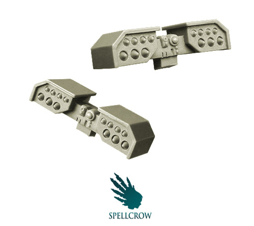Spellcrow miniatures: Blizzard Missile Launchers