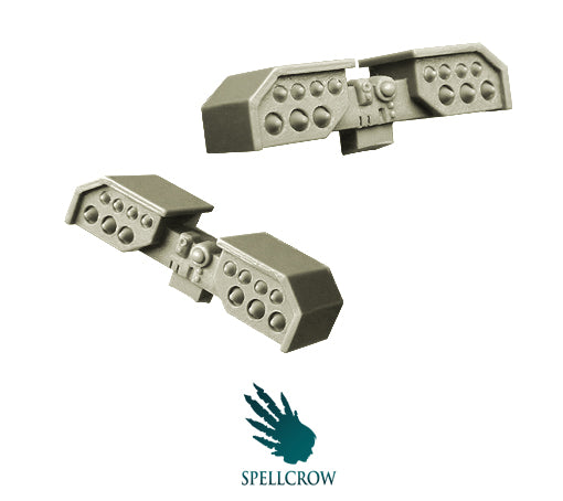 Spellcrow miniatures: Blizzard Missile Launchers