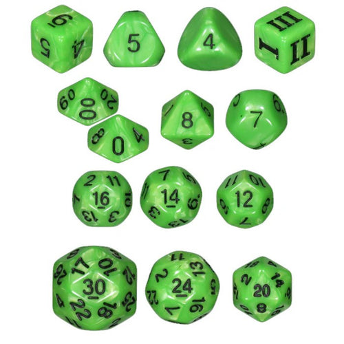 DCC Dice Set - Venom Bolt