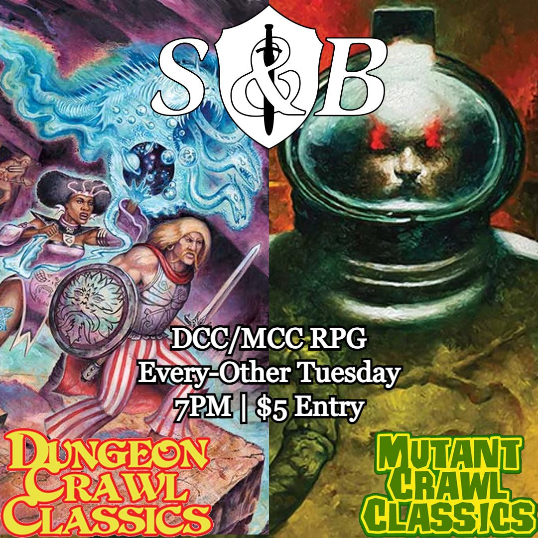 Dungeon/Mutant Crawl Classics Event Registration