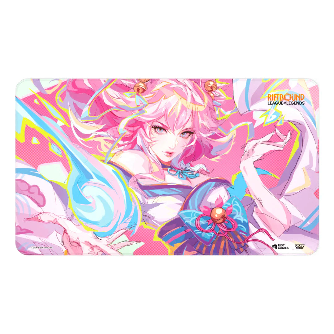 Riftbound Bound Edge Playmat - Spirit Blossom Ahri, CCG, UVS Games,- The Sword & Board