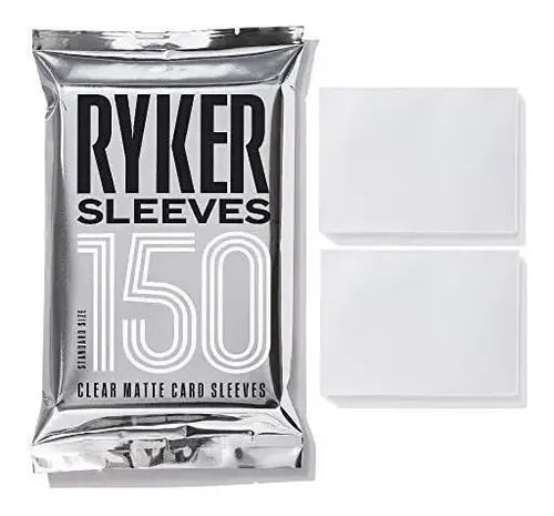 Ryker Clear Matte Standard Size Card Sleeves (150)