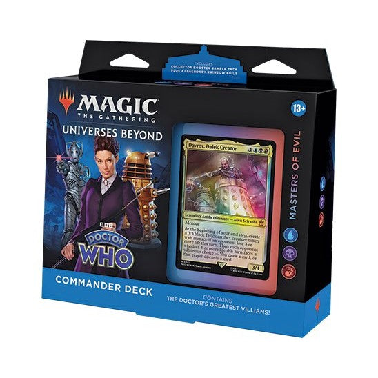 universes beyond mtg doctor who commander decks MtG Universes Beyond: Doctor Who Commander Deck (choose your deck) Geekadrome