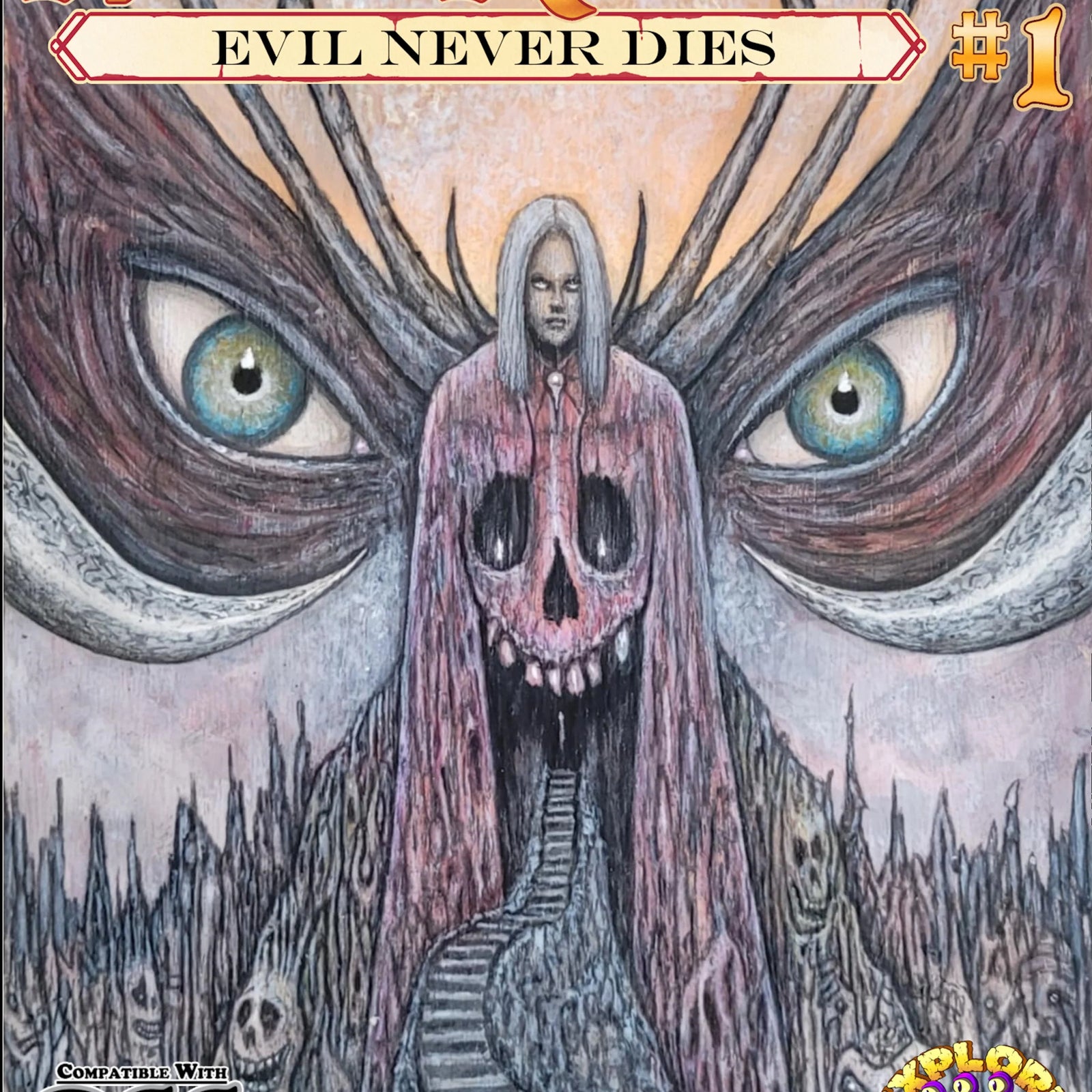 Heroic Adventure! #1 Evil Never Dies (Brett Hess Cover)(Hard Cover)