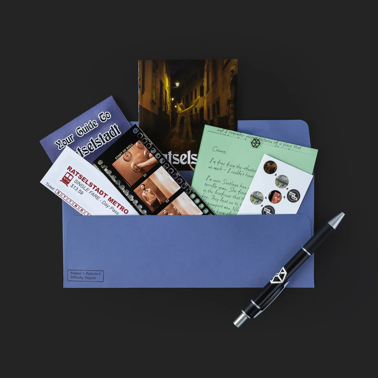Escape Mail - Family Secrets Episode 8 Metro Madness, Board Game, Escape Mail,- The Sword & Board