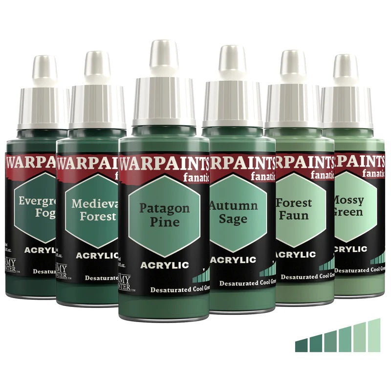 Army Painter Fanatic Paints: Vibrant Greens, Desaturated Cool Greens, Olive Greens, paint, Army Painter,- The Sword & Board