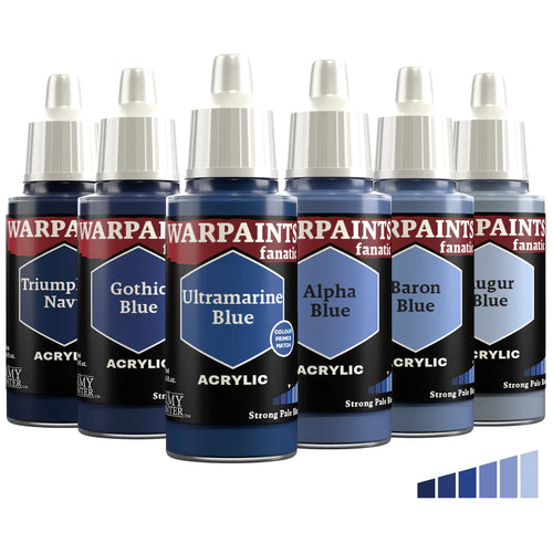Army Painter Fanatic Paints: Strong Pale Blues, Vivid Blues, Deep Green-Blues, paint, Army Painter,- The Sword & Board