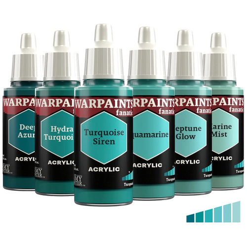 Army Painter Fanatic Paints: Turquoises, Teals, Deep Greens, paint, Army Painter,- The Sword & Board