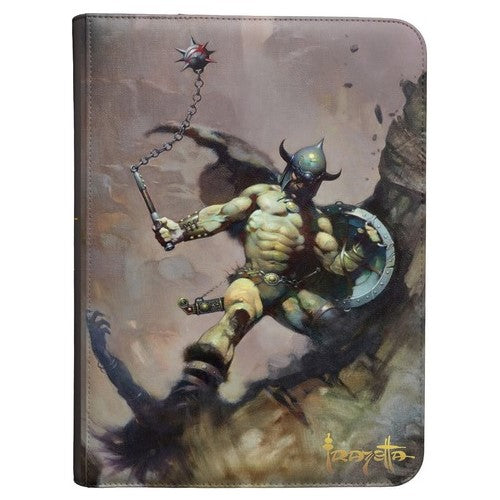 9Pkt Zip Binder Frank Frazetta Warrior With Ball And Chain