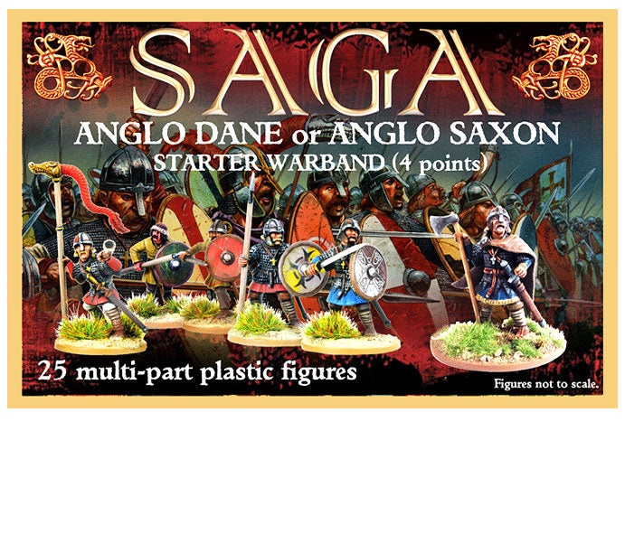 Saga Anglo Dane/Anglo Saxon Starter Warband (Plastic)