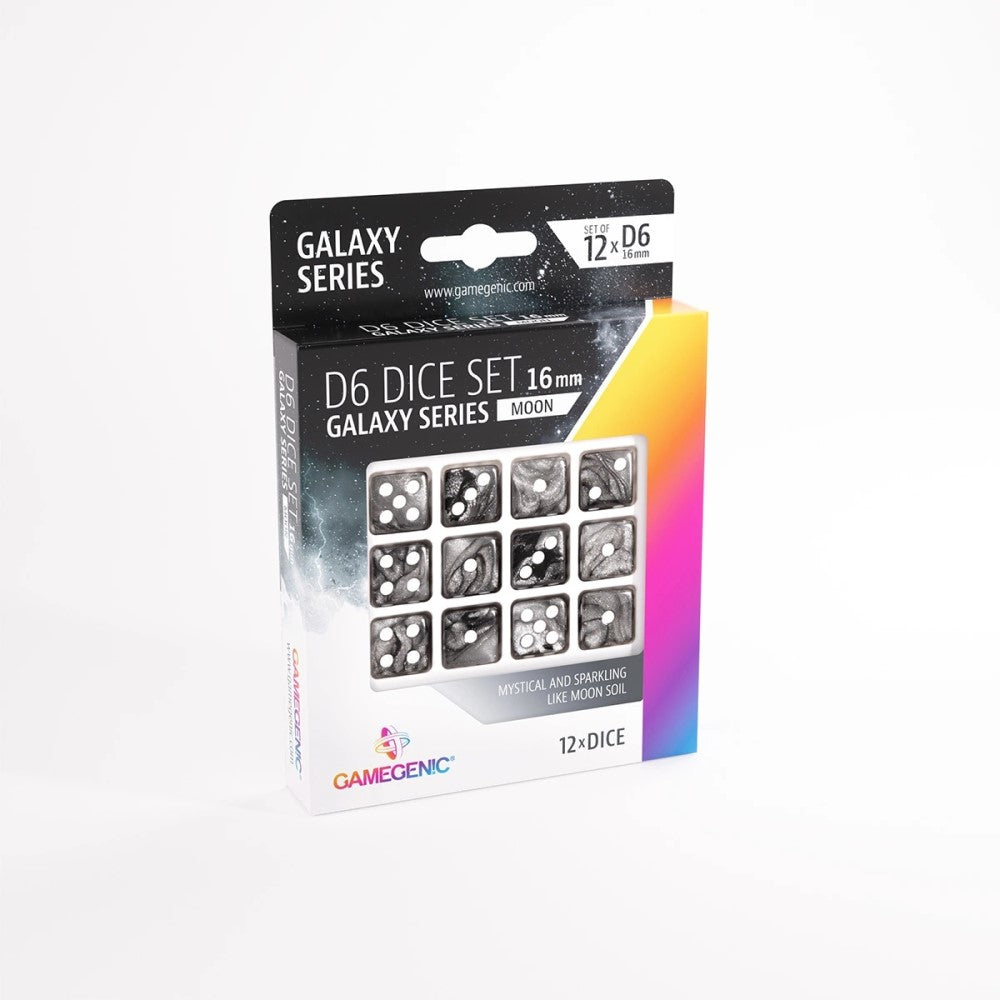 Gamegenic Dice -36x 12 mm D6 Galaxy Series: Moon