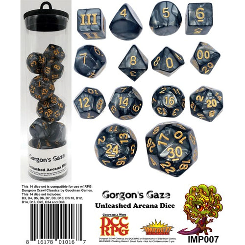 DCC Dice Set - Gorgon's Gaze