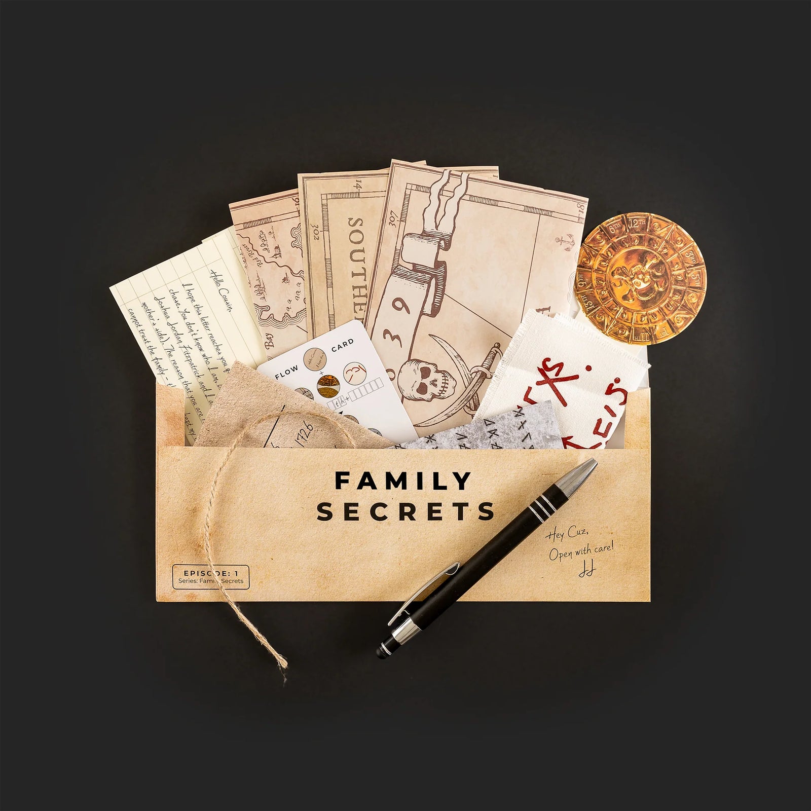 Escape Mail - Family Secrets Episode 1 - 2nd Edition, Board Game, Escape Mail,- The Sword & Board