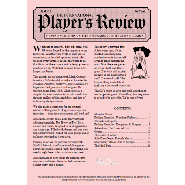 The International Player's Review #2