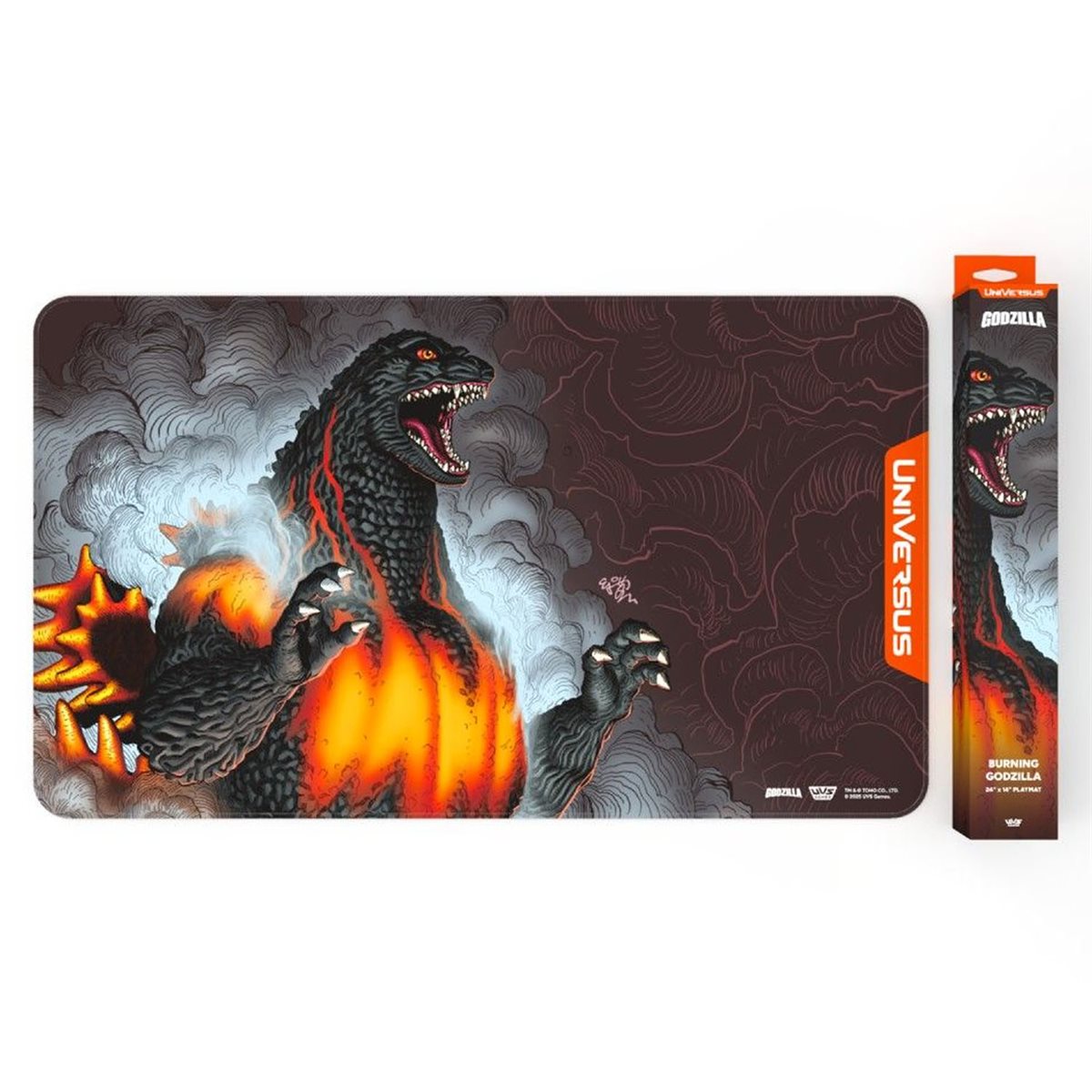 UniVersus Godzilla: Reign of Kaiju Playmat - Burning Godzilla