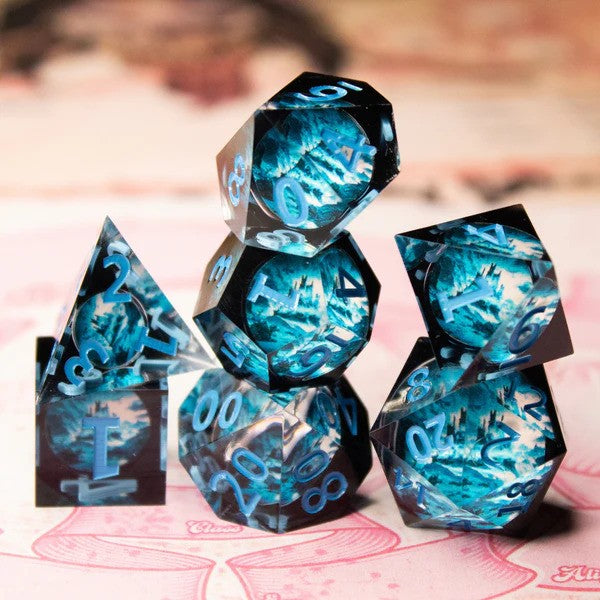 Little Worlds Resin Dice Sets