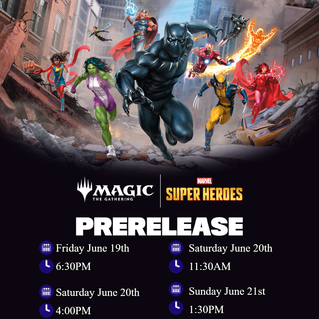 Marvel Super Heroes Prerelease In-Store Events