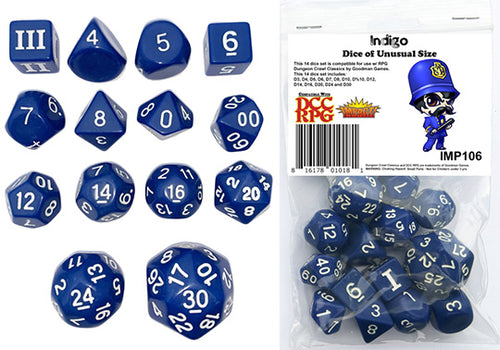 DCC Dice Set - Indigo