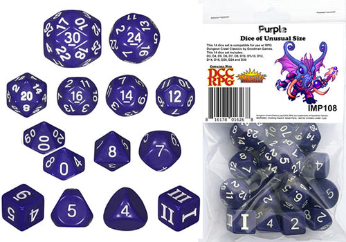 DCC Dice Set - Purple
