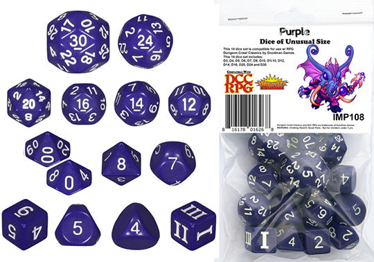 DCC Dice Set - Purple