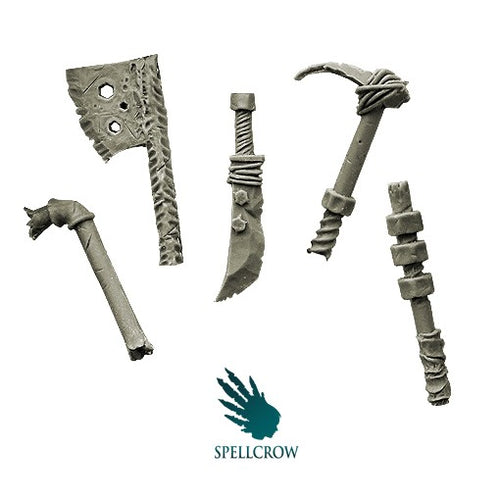 Spellcrow miniatures: Orcs Close Combat Weapons