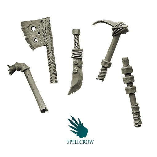 Spellcrow miniatures: Orcs Close Combat Weapons
